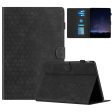 Amazon Kindle Paperwhite (2021) Case Honeycomb Printed Leather Tablet Cover with Card Slot - Black Online