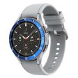 Samsung Galaxy Watch7   Watch6   Watch5   Watch4   40mm Watch Bezel Ring Zinc Alloy Dial Bezel Adhesive Frame Ring Cover - Blue Hot on Sale