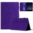 Amazon Kindle Paperwhite (2021) Case Honeycomb Printed Leather Tablet Cover with Card Slot - Purple Discount