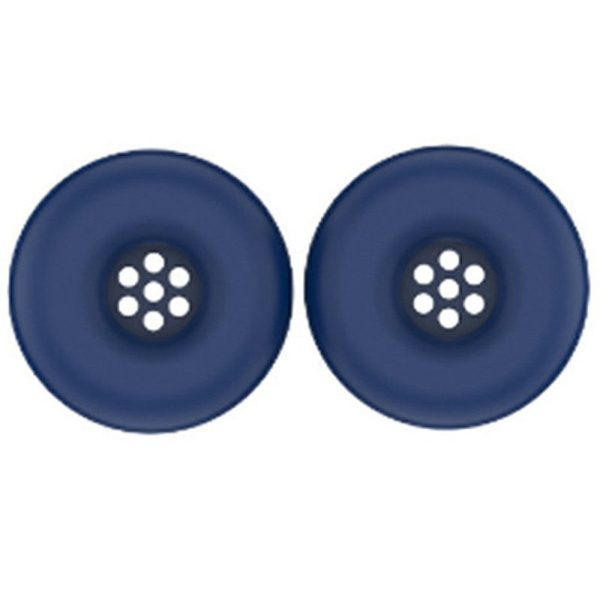 1 Pair Earpad Silicone Case JBL Tune 520BT On-Ear Headphone Cushion Protective Cover - Dark Blue Hot on Sale