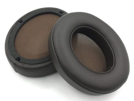 1Pair Edifier W855BT Headphone Ear Pads Vegan Leather Earmuffs - Brown For Cheap