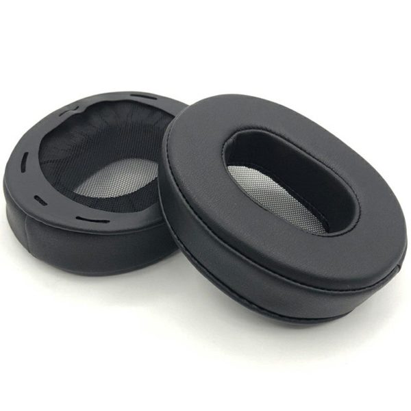 1Pair Sony MDR-1A   MDR-1ADAC Replacement Earpads Protein Leather Headset Cushions Ear Pad - Black Fashion