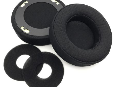 1 Pair AKG Q701   K601   K701   K612 Pro   K712 Pro Headphone Earpads Mesh Cloth+Memory Foam Ear Pads Cushions - Black For Sale