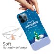 iPhone 16 Pro Max Case Christmas Pattern Printing Soft Flexible Phone Cover - Snowman and Christmas Tree Online