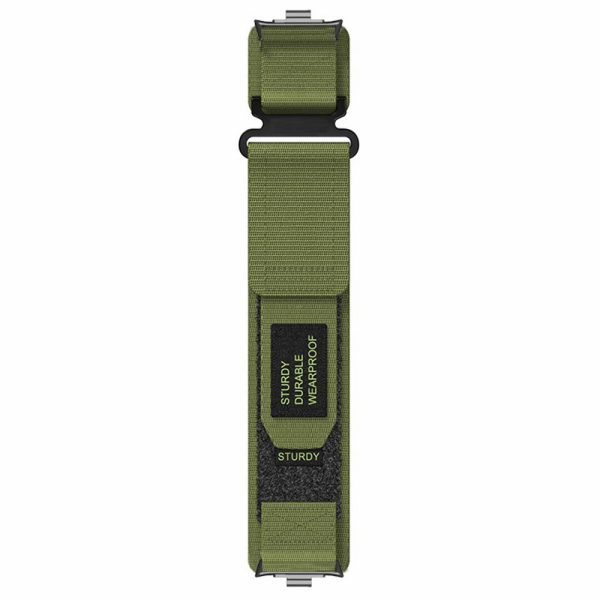 Xiaomi Smart Band 8 Pro   Redmi Watch 4 Magic Tape Nylon Strap Replacement Watch Band - Army Green Hot on Sale