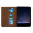 Amazon Fire HD 8 (2022)   (2020) Case Honeycomb Printed Leather Tablet Cover with Card Slot - Brown Online