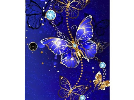 Flexible Case Oppo Pad Neo   Pad Air 2   OnePlus Pad Go Pattern Printing Slim Tablet Protective Cover - Blue Butterfly Sale