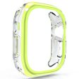 Apple Watch 7   8   9 41mm Hollow-Out Bump Resistant+Flexible Protection Cover Watch Frame Case - Yellow Supply