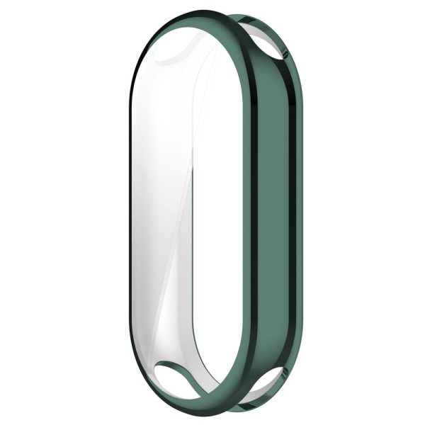 Xiaomi Smart Band 8   Mi Band 9   9 NFC Electroplating Full Protection Cover Flexible Watch Frame Case - Green Online now