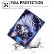 Samsung Galaxy Tab A8 10.5 (2021) X205   X200 Case Pattern Printing Tablet Cover Shockproof Leather Card Holder Stand Case - Cat Fashion