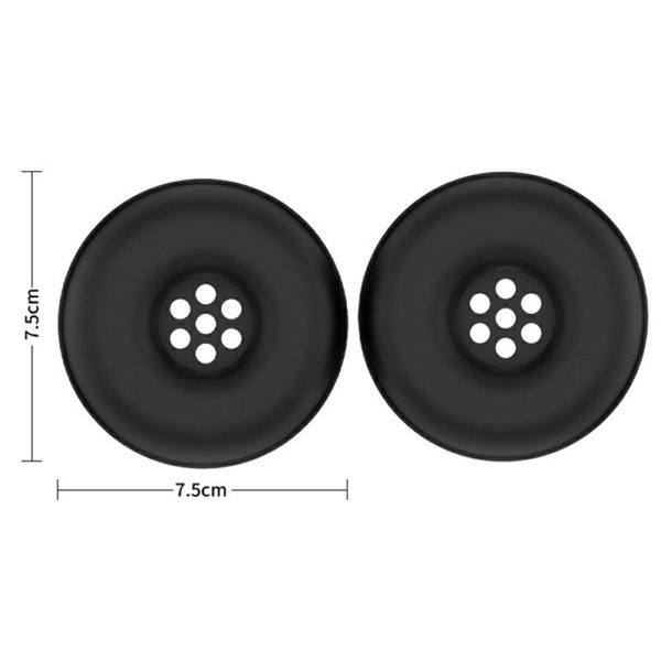 1 Pair Earpad Silicone Case JBL Tune 520BT On-Ear Headphone Cushion Protective Cover - Beige Fashion