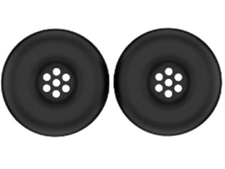 1 Pair Earpad Silicone Case JBL Tune 520BT On-Ear Headphone Cushion Protective Cover - Black Fashion