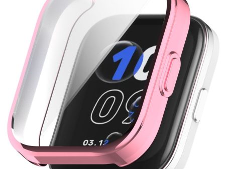 Amazfit Bip 5 Unity Flexible Case Scratch Resistant Smartwatch Protector Watch Case Cover - Pink Online now