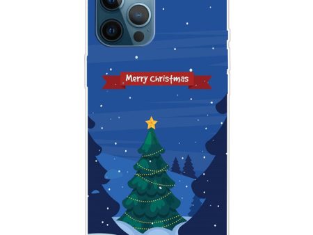 iPhone 16 Pro Max Case Christmas Pattern Printing Soft Flexible Phone Cover - Christmas Tree Online now