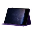 Amazon Kindle Paperwhite (2021) Case Honeycomb Printed Leather Tablet Cover with Card Slot - Purple Discount