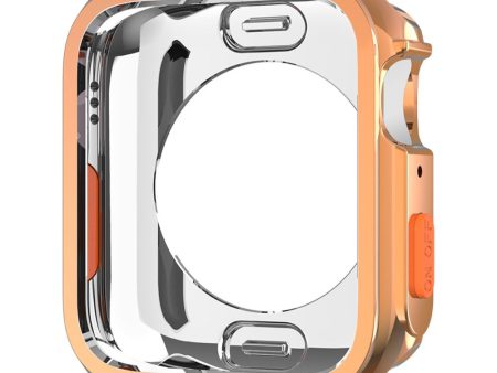 Apple Watch Series 4   5   6   SE   SE (2022) 44mm   7   8   9 45mm Drop Protection Flexible Watch Frame Case - Rose Gold Discount