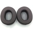 1Pair Sony MDR-1A   MDR-1ADAC Replacement Earpads Protein Leather Headset Cushions Ear Pad - Brown For Discount