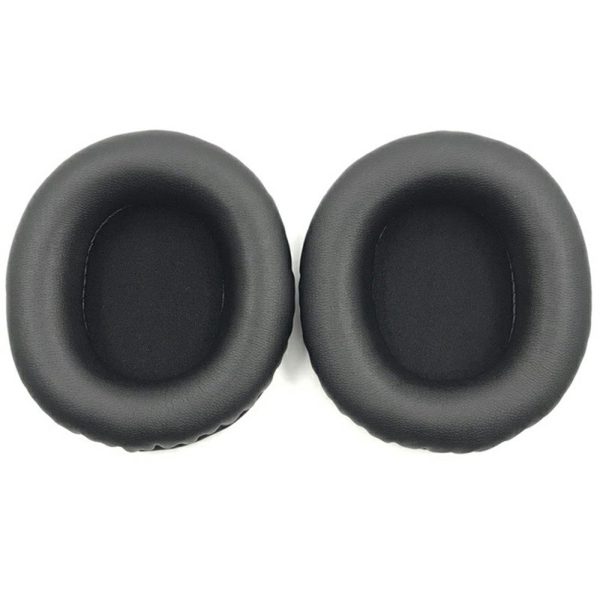 1Pair Audio-Technica ATH-SR30BT Headphone Ear Pads Protein Leather Earmuffs - Black on Sale