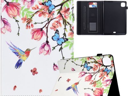 Tablet Case iPad Air 11 (2024)   iPad Pro 11 (2022)   (2020)   iPad Air (2022)   (2020) Pattern Printing Cover Card Holder - Flowers And Birds Online Hot Sale