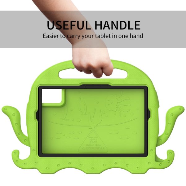 Samsung Galaxy Tab A9+ EVA Case Cartoon Octopus Tablet Cover - Green on Sale