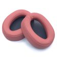 1 Pair Sony MDR-H600A   MDR-100AAP Headphone Earpads Leather+Memory Foam Ear Pads Cushions - Red on Sale