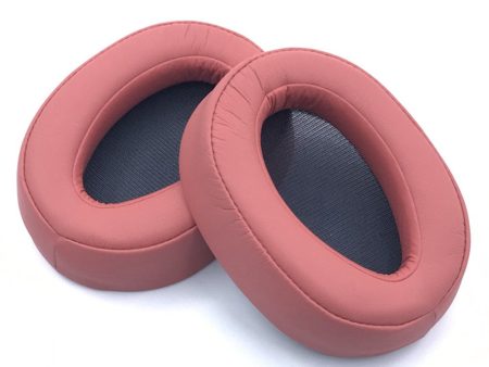 1 Pair Sony MDR-H600A   MDR-100AAP Headphone Earpads Leather+Memory Foam Ear Pads Cushions - Red on Sale