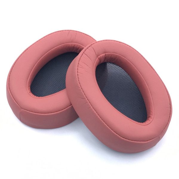 1 Pair Sony MDR-H600A   MDR-100AAP Headphone Earpads Leather+Memory Foam Ear Pads Cushions - Red on Sale