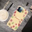 iPhone 16 Pro Max Case Christmas Pattern Printing Soft Flexible Phone Cover - Christmas Sticker Supply