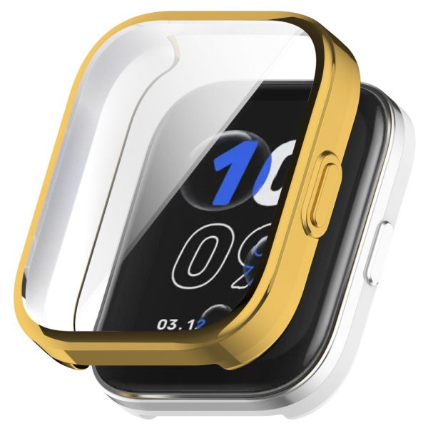 Amazfit Bip 5 Unity Flexible Case Scratch Resistant Smartwatch Protector Watch Case Cover - Gold Cheap