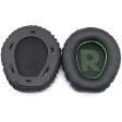 1Pair JBL Quantum 360   350 Headphone Ear Pads Protein Leather Earmuffs - Black+Green Supply