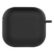 AirPods 4 Silicone Case Soft Wireless Earbud Organizer Cover - Black For Cheap