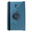 Samsung Galaxy Tab A 10.5 litchi texture leather flip case - Baby Blue Fashion