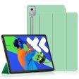 Lenovo Xiaoxin Pad Pro 12.7 inch Case Vegan Leather Flexible Back Trifold Stand Tablet Cover - Green Sale