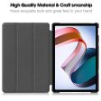 Black Tri-fold Leather Stand Case for Xiaomi Redmi Pad SE For Cheap