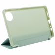 Xiaomi Redmi Pad SE 4G 8.7 inch Case Vegan Leather+Silicone Tri-Fold Stand Tablet Cover - Green Hot on Sale