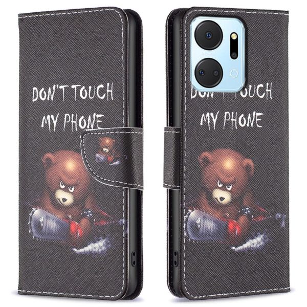 Wonderland Honor X7a flip case - Bear Online Sale