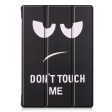 Lenovo Tab M10 FHD REL cool pattern leather flip case - Angry Face For Discount