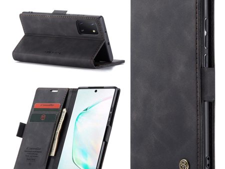 CaseMe Samsung Galaxy Note 10 Lite Vintage Case - Black Online Sale