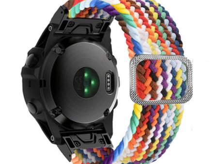 22mm nylon strap for Garmin watch with buckle - Official Rainbow Cheap