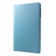 Samsung Galaxy Tab A 10.5 litchi texture leather flip case - Baby Blue Fashion