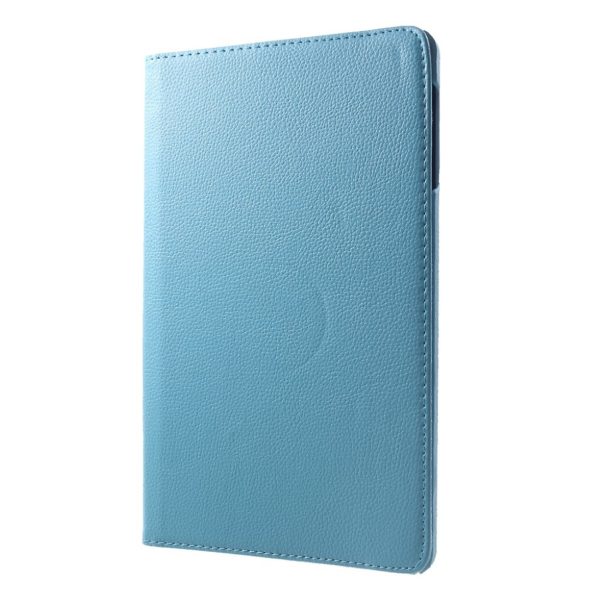 Samsung Galaxy Tab A 10.5 litchi texture leather flip case - Baby Blue Fashion