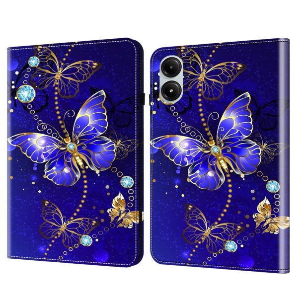 Xiaomi Redmi Pad Pro Case Pattern Printed Leather Tablet Cover with Card Slot - Butterfly Hot on Sale