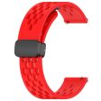 20mm silicone strap for Samsung Galaxy Watch 6   5   4 - Red Discount