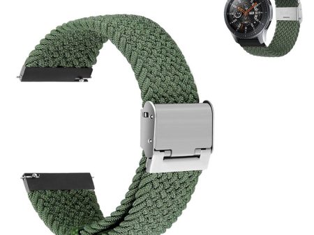 22mm Universal elastic nylon watch strap - Green Supply