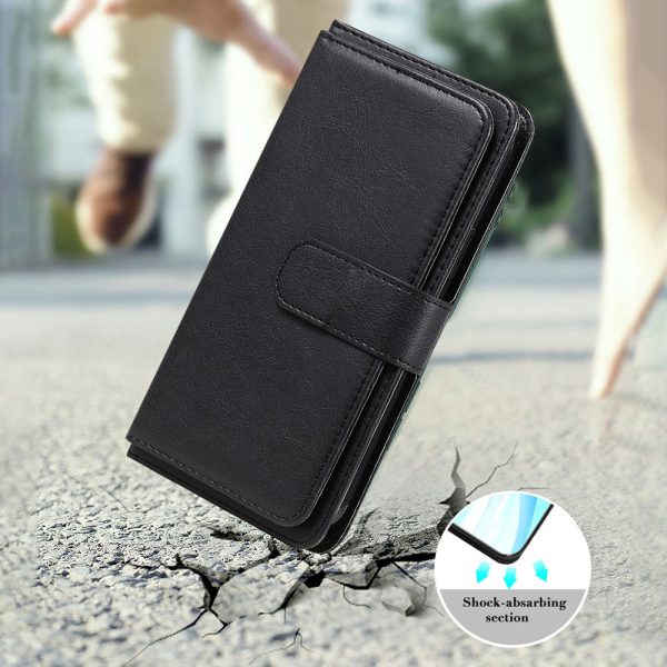 10-slot wallet case for Samsung Galaxy Z Fold4 - Black Online now