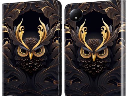 Xiaomi Redmi Pad SE 4G 8.7 inch Case Flip Stand Leather Tablet Cover Pattern Printed - Owl Online Hot Sale