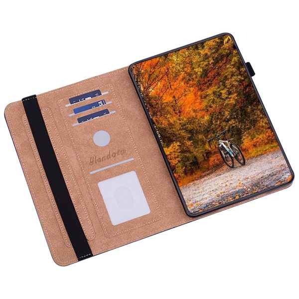 Xiaomi Redmi Pad Pro Case Pattern Printed Leather Tablet Cover with Card Slot - Peach Blossom For Sale