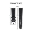 22mm Universal genuine leather watch strap - Grey For Discount