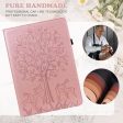 Xiaomi Redmi Pad SE 4G 8.7 inch Case Vegan Leather Stand Tree Deer Pattern Tablet Cover - Rose Gold on Sale