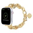 Apple Watch (41mm) stainless steel watch strap with pendant - Gold Cheap